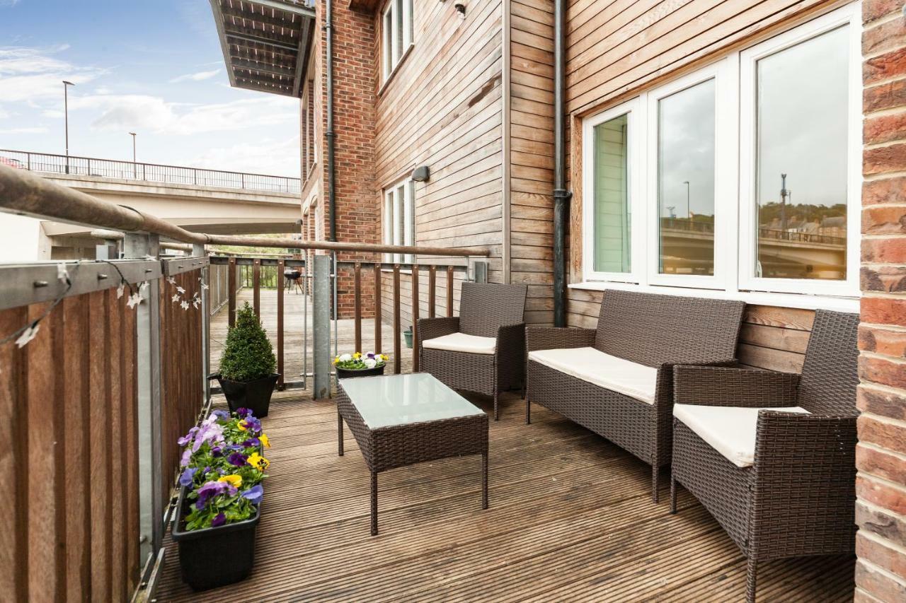 Central Durham Riverfront Apartment Exterior foto